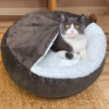 Cozy Cave Dog Bed with Cover (2)