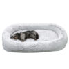 light grey dog bed-2